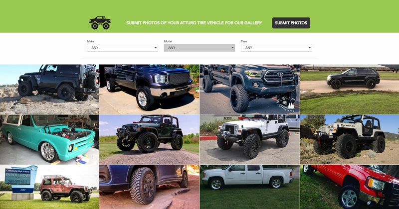 Atturo Tire Redesigned Website